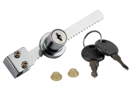 Замок мебельный Z518СP.3/140 (хром полированный), д/раздвижных стеклянных дверей (Boyard)