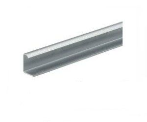 Профиль концевой, L2500, H17, с перфорацией, сталь, серебристый, 9206283