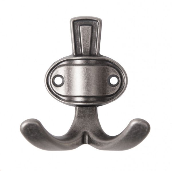 Мебельный крючок BARON K211BAZ.2 (BAZ - Чернёный старинный цинк)