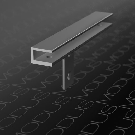 PDS Полкодержатель для полок из стекла A21 Латунь