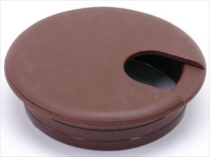 Заглушка компьютерная d=63,  №8 (коричневый)