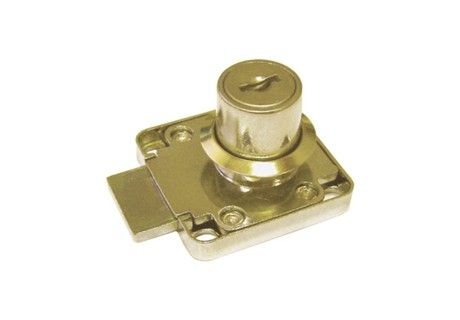 Замок мебельный Z148GP.1/22 (золото полированное), простой (Boyard)