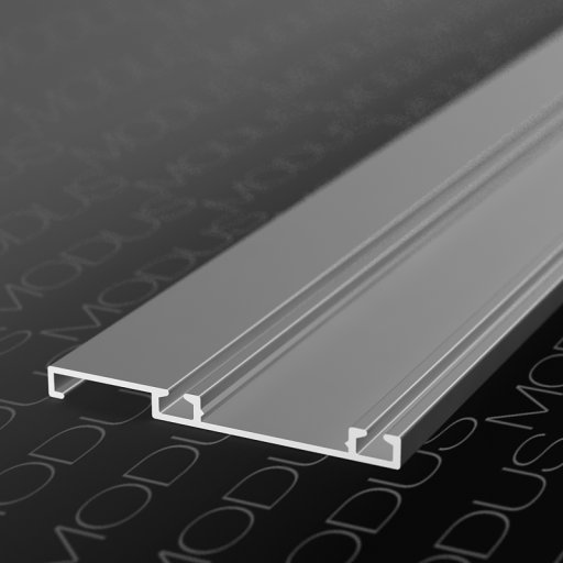 MS53 Профиль направляющий нижний для системы T409 5,8м А00 Серебро матовое