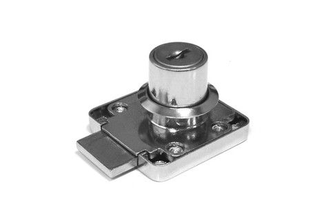 Замок мебельный Z148CP.1/22 (хром полированный), простой (Boyard)
