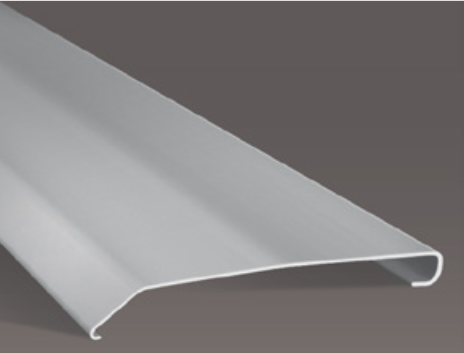 MS64 Накладка для верхней направляющей для системы OPK 5,8м А00 Серебро матовое