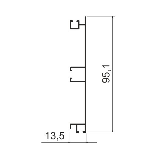 KB100 Цоколь алюминиевый 4м A21 Латунь (уплотнитель в комплекте)