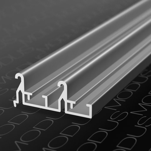 MS62 Профиль направляющий верхний для системы OPK 5,8м A00 Серебро матовое