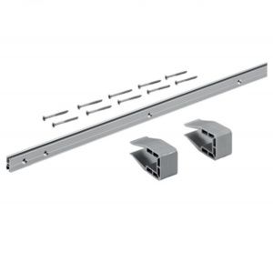 Комплект профилей SlideLine M, L2500, H25, серебристый, 9209230