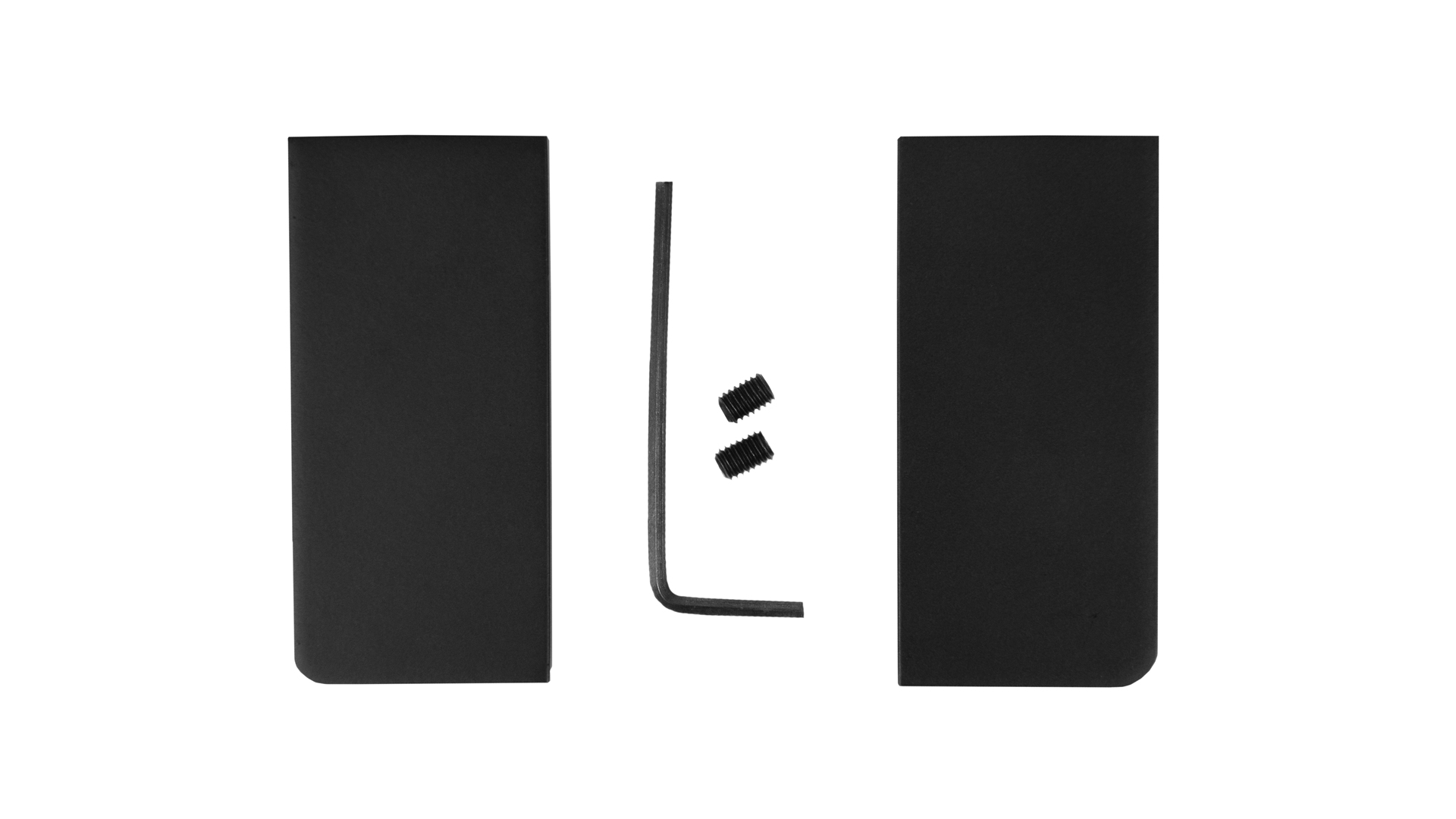 Заглушки GOLA BALANCE RZ051.04BL (BL - Матовый чёрный)