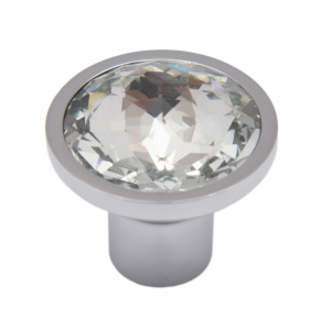 Мебельная ручка DIMOND RC421CP/CrT.4 (CP - Хром полированный, CrT - Кристалл)