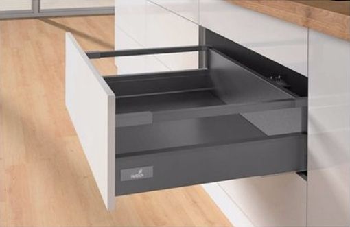 Ком-кт короба InnoTech Atira полн. выдв. с Silent System NL420, Н144, релинги, антрацит, 9234550