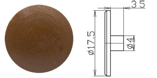Заглушка д/эксцентрика №10