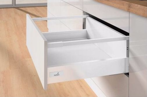 Ком-кт короба InnoTech Atira полн. выдв. с Silent System NL420, H176, релинги, белый, 9230059