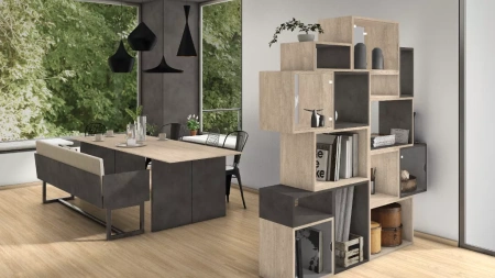 ЛДСП Egger F187 ST9 Бетон Чикаго темно-серый (2800*2070*10мм)