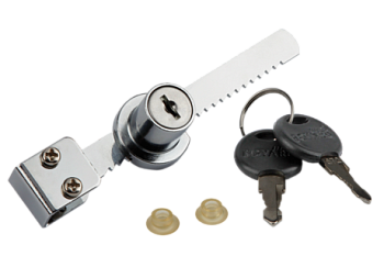 Замок мебельный Z518СP.3/140 (хром полированный), д/раздвижных стеклянных дверей (Boyard)