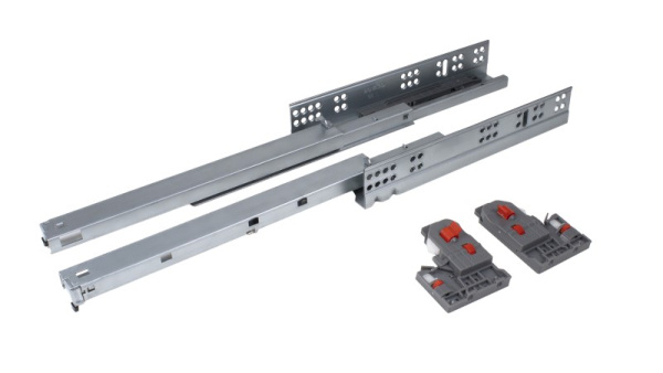 Направляющие механизмы B-Slide DB8785Zn/350 скрытого монтажа push-to-open, полное выдвижение, надвиж