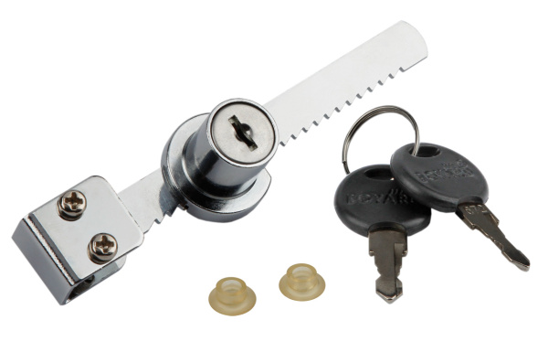 Замок мебельный Z518CP.3/120 (хром полированный), д/раздвижных стеклянных дверей (Boyard)