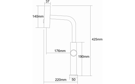 Смеситель кухонный ARONA ARM 207 BLACK