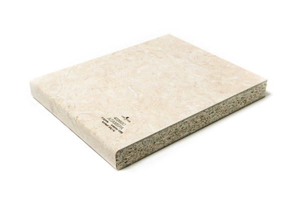 Столешница АМК-Троя Аламбра 4026/SO** (3000*600*38мм R8) 1скр. оборот: Бумага CRYSTAL