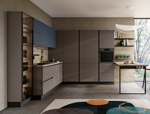 KB81 Профиль вертикальный C-образный 6м А21 Латунь