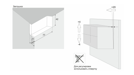 CH05/GRPH - Навес для шкафов (2 ШТ компл.с заглушками и крепежом, до 95 кг) (Boyard)