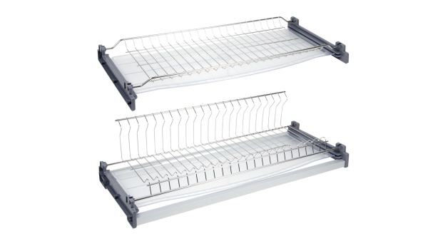 Сушка д/посуды GLORIA SU16/700мм , с 2-мя поддонами (нержавеющая сталь)  Boyard