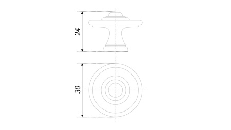 Мебельная ручка DOLCE RC530RCHMP.1 (RCHMP - Розовое шампанское)