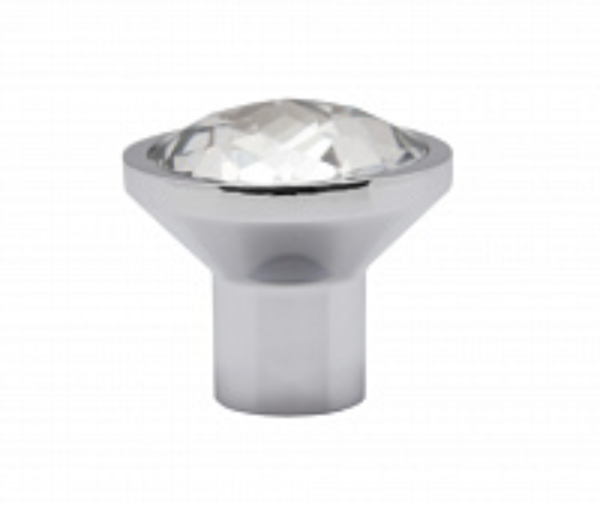 Мебельная ручка DIMOND RC421CP/CrT.4 (CP - Хром полированный, CrT - Кристалл)