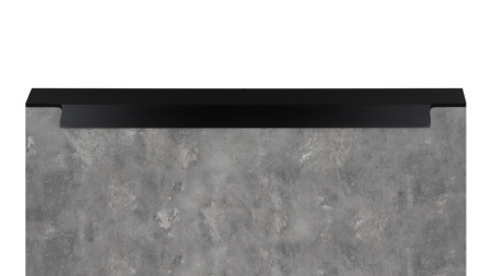 Мебельная ручка ARCA RT115BL.1/512/600 (BL - Матовый чёрный)