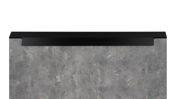 Мебельная ручка ARCA RT115BL.1/512/600 (BL - Матовый чёрный)