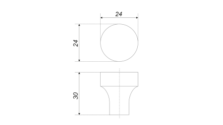 Мебельная ручка ELL RC333MBSN.4 (MBSN - Матовый атласный никель)