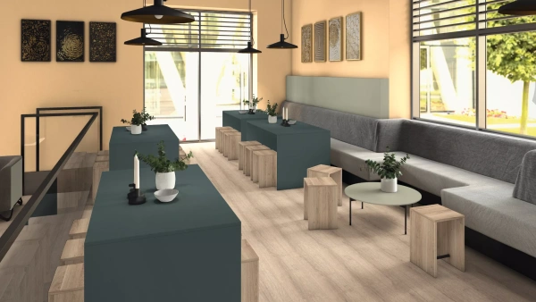 ЛДСП Egger AU665 ST9 Зелёный камень (2800*2070*16мм)