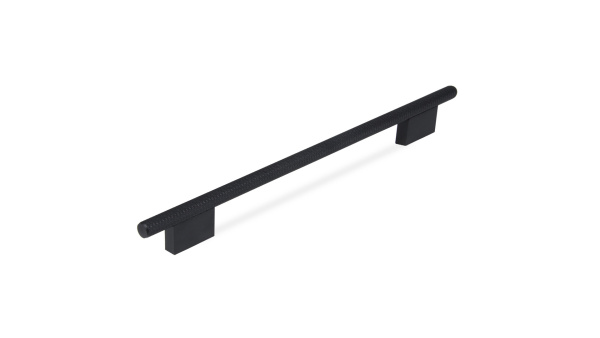 Мебельная ручка AL ROCK RS325BL.5/288 (BL - Матовый черный)