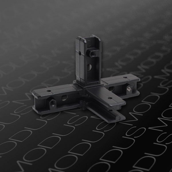 4L уголок соединительный для KS (в комплекте винты 4х12 4шт) A26 Черный матовый