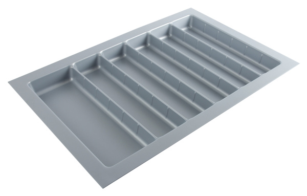 PC01/GR/730х480 - Поддон д/столовых приборов (серый), Boyard
