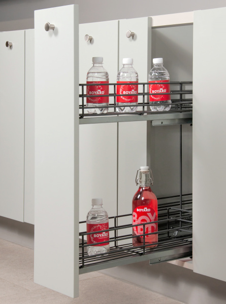 KR08/1/3/200/R/GRPH Корзина правая (графит) (комплектация KR07/1/0/200/GRPH+DB6241Zn/R450)  Boyard