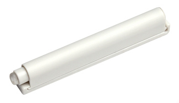 Упор-защелка  AMF10/W д/фасада с боковым крепл. к корпусу (белый) Boyard