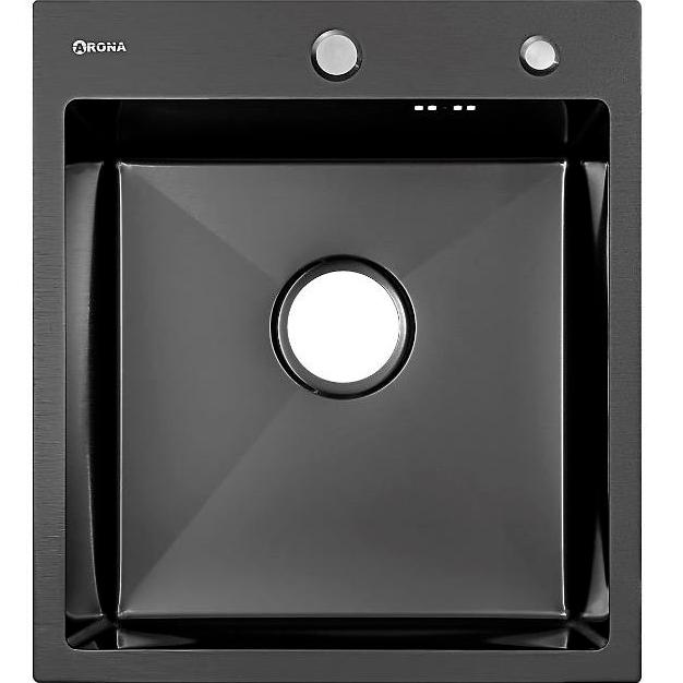 Кухонная мойка ARONA  ARS 450*505 BLACK PVD NANO