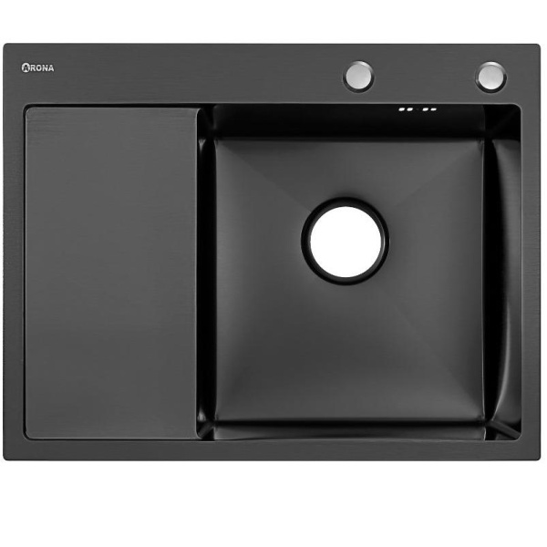 Кухонная мойка ARONA  ARS 650*505 R BLACK PVD NANO