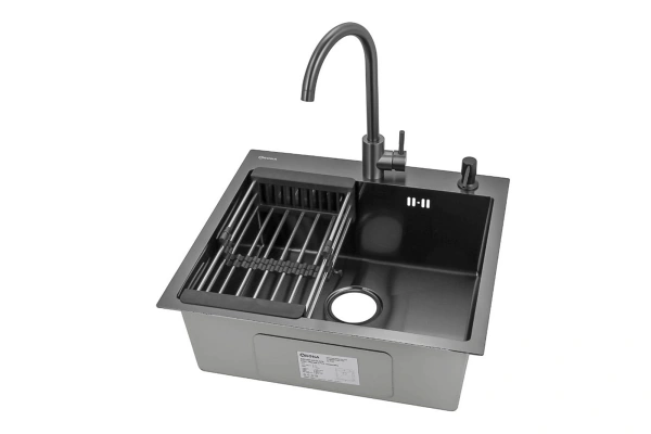 Кухонная мойка ARONA  ARS 500*505 BLACK PVD NANO