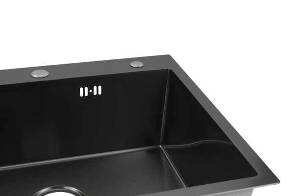 Кухонная мойка ARONA  ARS 780*505 L BLACK PVD NANO