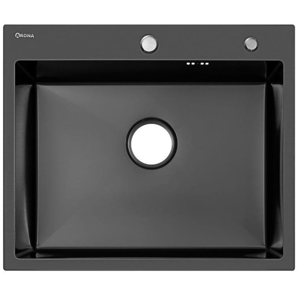 Кухонная мойка ARONA  ARS 600*505 BLACK PVD NANO