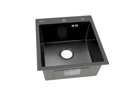 Кухонная мойка ARONA  ARS 450*505 BLACK PVD NANO
