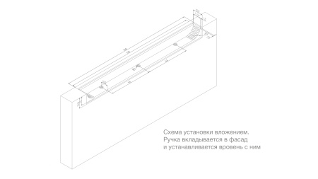 Мебельная ручка ЕВА RT020SC.1/000/200