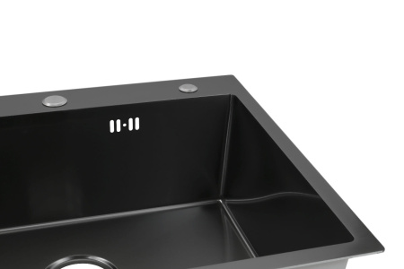 Кухонная мойка ARONA  ARS 450*505 BLACK PVD NANO
